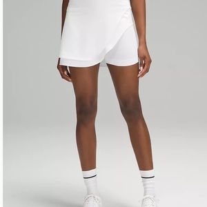 Asymmetrical Layered High-Rise Tennis Skirt